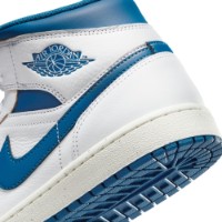 Bocanci pentru bărbați Nike Air Jordan 1 Mid Se White/Industrial Blue/Sail, s.43 imaginea #8 — magazin online Desire.md