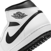 Ботинки мужские Nike Air Jordan 1 Mid White/Black, s.45 фото №8 — интернет-магазин Desire.md