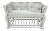 Бортик в кроватку ES Grey Clouds 120x60cm Set фото №3 — интернет-магазин Desire.md