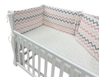 Бортик в кроватку ES Zig-Zag 120x60cm Set фото №1 — интернет-магазин Desire.md