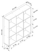 Etajeră Bofigo 15-08-01 White imaginea #4 — magazin online Desire.md