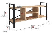 Тумба под ТВ Bofigo 11-01-02 Pine фото №5 — интернет-магазин Desire.md