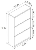 Rafturi pentru pantofi Bofigo 18-03-01 White imaginea #6 — magazin online Desire.md
