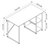 Письменный стол Bofigo 20-02-02 Pine фото №7 — интернет-магазин Desire.md
