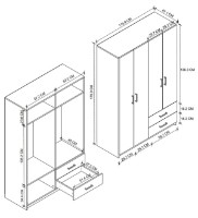 Dulap Nex Home 26-01-01 White imaginea #2 — magazin online Desire.md