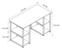 Masa de birou Nex Home 20-04-02 Oak imaginea #3 — magazin online Desire.md