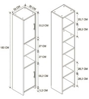 Шкаф Bofigo 12-26-01 White фото №2 — интернет-магазин Desire.md