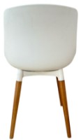 Стул Sandalye Plastic Shell White ST01279-3198 фото №2 — интернет-магазин Desire.md