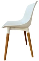 Стул Sandalye Plastic Shell White ST01279-3198 фото №3 — интернет-магазин Desire.md