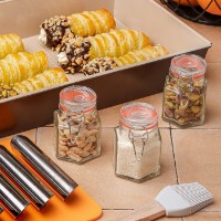 Set de borcane de depozitare Tadar Octagon 100ml 12pcs imaginea #5 — magazin online Desire.md