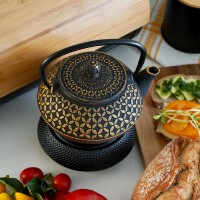 Ceainic pentru infuzie Konighoffer Hanako 0.8L Gold/Black imaginea #7 — magazin online Desire.md