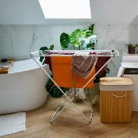 Сушилка для белья Tadar Basic 182x40x86cm White фото №7 — интернет-магазин Desire.md