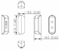 Датчик открывания двери Dahua DHI-ARD323-W2(868S) фото №4 — интернет-магазин Desire.md