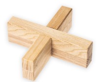 Brain Puzzle IQ Puzzle Wooden Cross