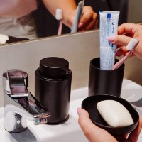 Set WC Tadar 4pcs Black Matte imaginea #8 — magazin online Desire.md