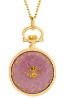 Подвеска с часами Berney 3035 Purple фото №2 — интернет-магазин Desire.md