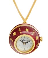 Подвеска с часами Berney 3904 Red