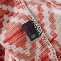 Pătura IBENA Jacquard  Baumwolldecke Kailua mith GOTS Zertifikat 140x200cm Redorange/ivory imaginea #2 — magazin online Desire.md