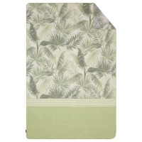 Плед IBENA Jacquard Baumwolldecke Hawaii mith GOTS Zertifikat 140x200cm Green фото №6 — интернет-магазин Desire.md
