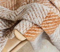 Pătura IBENA Jacquard Bafia 150x200cm Beige imaginea #3 — magazin online Desire.md