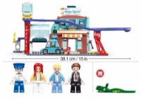 Конструктор Sluban Metropolis Electric Bus Store (B1262) фото №2 — интернет-магазин Desire.md