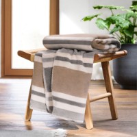 Pătura IBENA Jacquard Decke Barnsley 150х200cm Grey/Beige imaginea #3 — magazin online Desire.md