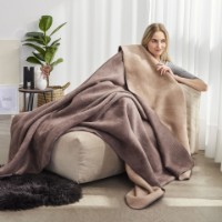 Плед IBENA Jacquard Decke Dublin 220x240cm Espresso фото №3 — интернет-магазин Desire.md