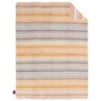 Плед IBENA Jacquard Decke Harlyn 220x260cm Grey/Orange фото №4 — интернет-магазин Desire.md