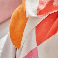 Pătura IBENA Jacquard Decke Hawi 150х200cm Berry/Orange imaginea #3 — magazin online Desire.md