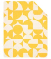 Плед IBENA Jacquard Decke Kahuku 150х200cm Yellow/Ivory фото №4 — интернет-магазин Desire.md