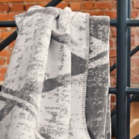 Плед IBENA Jacquard Decke Kanata 150х200cm Grey/White фото №4 — интернет-магазин Desire.md