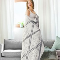 Плед IBENA Jacquard Decke Kanata 150х200cm Grey/White фото №8 — интернет-магазин Desire.md