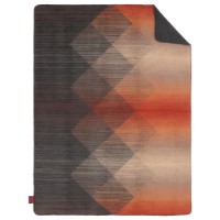 Плед IBENA Jacquard Decke Luena 150x200cm Dark Grey/Orange фото №6 — интернет-магазин Desire.md