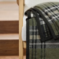 Pătura IBENA Jacquard Decke Molde 150x200cm Green/Black imaginea #3 — magazin online Desire.md