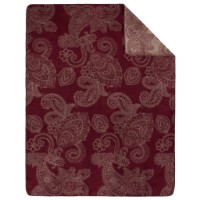 Pătura IBENA Jacquard Decke Salem 150х200cm Burgundy/Light Brown imaginea #2 — magazin online Desire.md