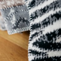 Pătura IBENA Jacquard Decke Tansania 150х200cm Grey/Beige imaginea #2 — magazin online Desire.md