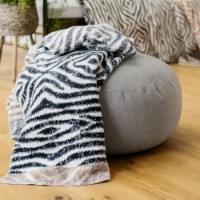 Pătura IBENA Jacquard Decke Tansania 150х200cm Grey/Beige imaginea #3 — magazin online Desire.md