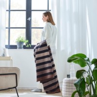 Плед IBENA Jacquard Devonport 150x200cm Brown/Black фото №2 — интернет-магазин Desire.md