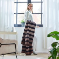 Плед IBENA Jacquard Devonport 150x200cm Brown/Black фото №3 — интернет-магазин Desire.md