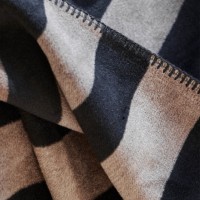 Плед IBENA Jacquard Devonport 150x200cm Brown/Black фото №5 — интернет-магазин Desire.md