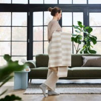 Pătura IBENA Jacquard Vigo 150x200cm Beige imaginea #4 — magazin online Desire.md