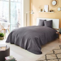 Fața de pernă IBENA Nancy Dounle Pack 50x50cm Dark Grey imaginea #2 — magazin online Desire.md