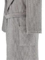 Halat de baie Rhomtuft Baronesse Bademantel Kiesel L imaginea #3 — magazin online Desire.md