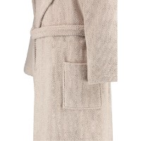 Halat de baie Rhomtuft Baronesse Bademantel Stone M imaginea #3 — magazin online Desire.md