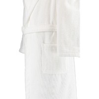 Halat de baie Rhomtuft Baronesse Bademantel White L  imaginea #3 — magazin online Desire.md