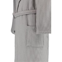 Банный халат Rhomtuft Face & Body Bademantel Kiesel L фото №3 — интернет-магазин Desire.md