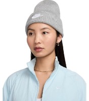 Căciulă Nike U Nk Peak Beanie Tc Fut F24 L Dark Grey Heather/White imaginea #3 — magazin online Desire.md