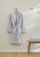 Halat de baie s. Oliver XL/XXL Light Grey imaginea #4 — magazin online Desire.md