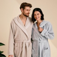 Halat de baie s. Oliver XL/XXL Light Grey imaginea #5 — magazin online Desire.md