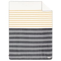 Плед s.Oliver Jacquard Decke (3522) 150х200cm Grey/Ochre фото №5 — интернет-магазин Desire.md